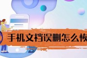 手机文件恢复教程（以手机如何恢复删除的文件）