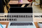 电脑显示器磕了一下黑屏了怎么办？如何快速修复？