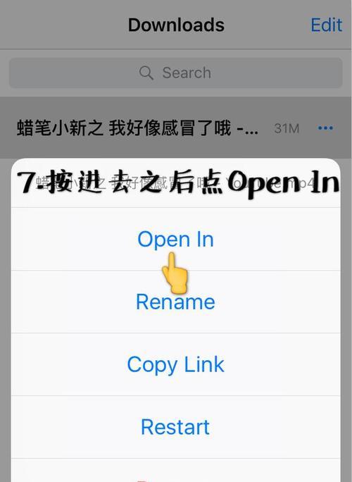 如何使用iPhone手机下载网站上的视频（简单实用的方法让你轻松保存喜爱的在线视频）
