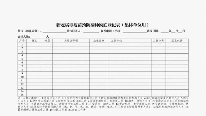 如何查询新冠疫苗接种记录（了解新冠疫苗接种情况的关键方法）