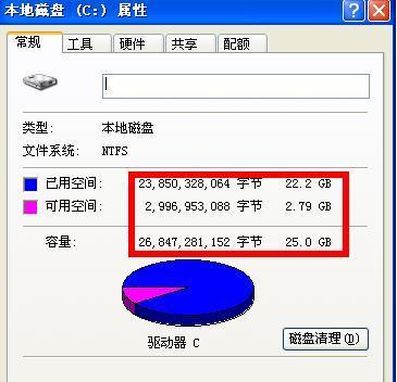 解决Windows7中C盘空间不足问题的有效方法（Win7清理C盘空间）