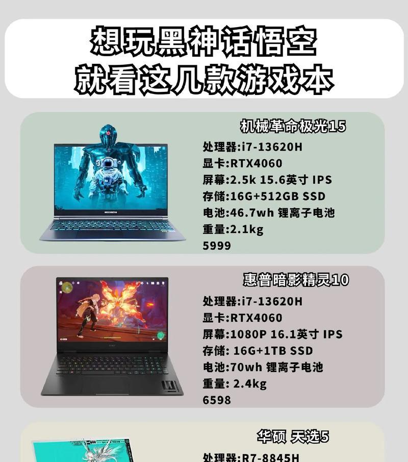 游戏型笔记本主要看哪个配置？如何选择最佳游戏笔记本配置？