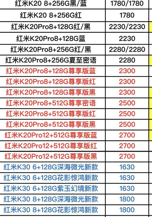 小米pro12手机价格表是多少？如何查询最新报价？