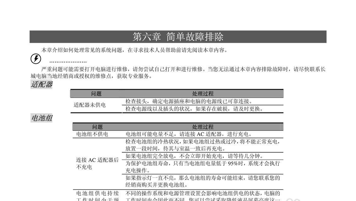 笔记本电脑出现错误如何正确处理？有哪些常见问题？
