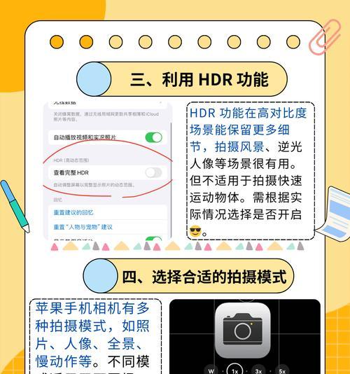 苹果手机拍照功能有哪些特别之处