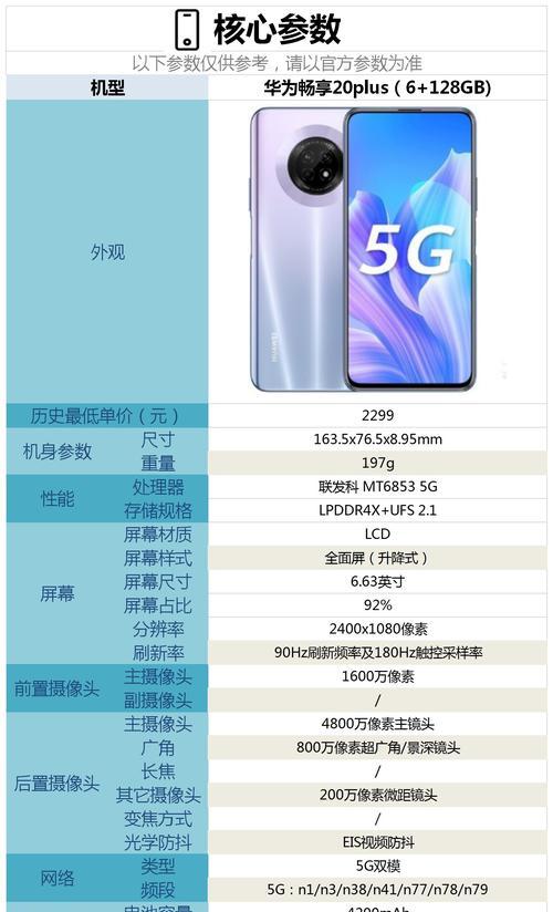 畅享p20充电器的标准功率是多少？